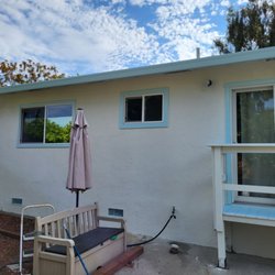 A+ Coatings - The Bathe Blue looks nice with Alabaster.