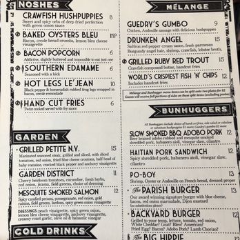 The Parish - Lunch menu - Gastropubs Near Me - Tucson, Arizona