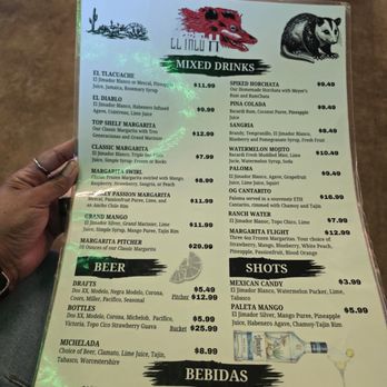 El Taco H - Menu - Tacos Near Me - Denton, Texas El Taco H - Menu - Tacos Near Me - Denton, Texas