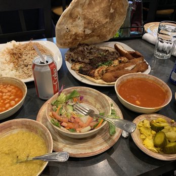 Ishtar Restaurant - Combo #1 with Lentil soup - Halal Near Me - Sterling Heights, Michigan
