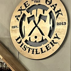 Their logo mounted above the bar area.