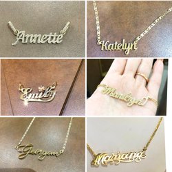 Gold Italia - Custom gold name necklaces