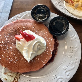 Huntley's Place - Red velvet pancake - Breakfast & Brunch Near Me - Virginia Beach, Virginia Huntley's Place - Red velvet pancake - Breakfast & Brunch Near Me - Virginia Beach, Virginia