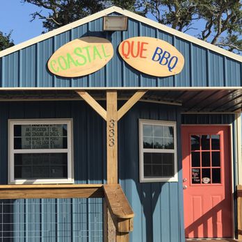 Coastal Que BBQ - the front of the restaurant - Barbeque Near Me - Matagorda, Texas