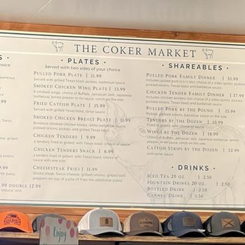 The Coker Market - Wall mounted menu - Desserts Near Me - Coker, Alabama The Coker Market - Wall mounted menu - Desserts Near Me - Coker, Alabama