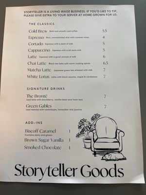 Menu photo 2 Storyteller Atlanta, GA