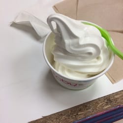 TCBY Crispin Square - Large white chocolate. Looks more like a small.