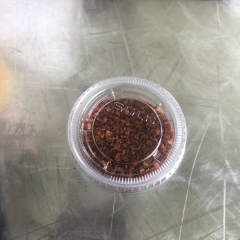 Fresh Element - Red chili flakes on the side. - Sushi Bars Near Me - West Palm Beach, Florida