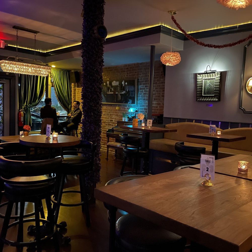 the interior of a restaurant