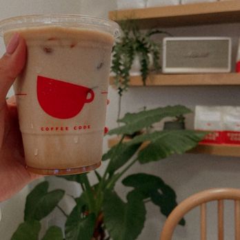 Coffee Code - Strawberry latte - Coffee & Tea Near Me - Norwalk, California Coffee Code - Strawberry latte - Coffee & Tea Near Me - Norwalk, California