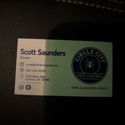 Business card they printed Business card they printed
