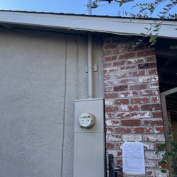 Empire Electric - New 200 amp electrical panel, painted to match the house. Appreciated