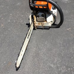 Wohlfeil Ace Hardware - Stihl chainsaw after being serviced At Wohlfeil's Saginaw MI