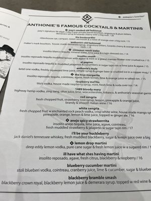 Menu photo 5 Anthonie's Market Grill Simonton, TX