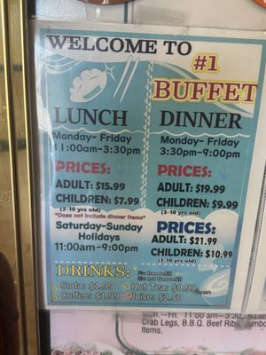 Menu photo 2 #1 Buffet Lawndale, CA