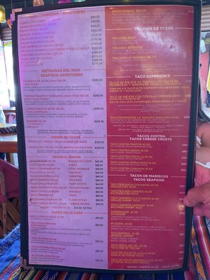 Menu photo 8 La Taquiza Cabo San Lucas, BCS