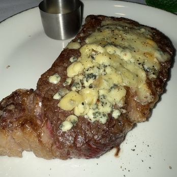 Stalk Steakhouse - Ribeye with blue cheese crust, wonderful! - Steakhouses Near Me - Eagle River, Alaska