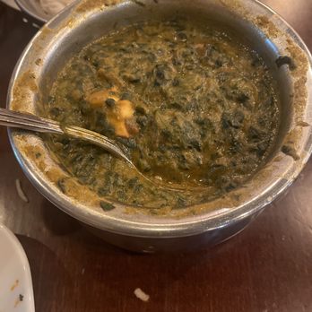 Anār Indian Restaurant - Cottage cheese with spinach, spices and veggies. - Indian Near Me - New York, New York Anār Indian Restaurant - Cottage cheese with spinach, spices and veggies. - Indian Near Me - New York, New York