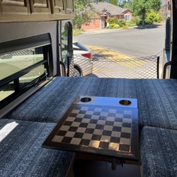 Enos Upholstery - Custom bed.