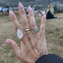 Two Skies - Quartz ring (pointer finger)
