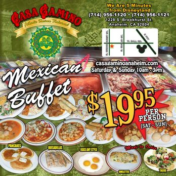 Casa Gamino - Our weekend Brunch offers made to order dishes...Omelettes, Pancakes, Tacos, and Quesadillas aside from all the buffet dishes. - Mexican Near Me - Anaheim, California Casa Gamino - Our weekend Brunch offers made to order dishes...Omelettes, Pancakes, Tacos, and Quesadillas aside from all the buffet dishes. - Mexican Near Me - Anaheim, California
