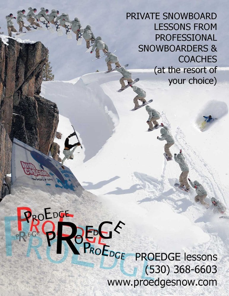PROEDGE SNOWBOARD LESSONS LAKE TAHOE Lake Tahoe, California Active