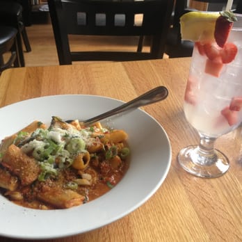 Factory Girl - Taken: August 2013. Rigatoni a la Vodka, with a vodka/lemonade/strawberry drink of some sort. Both were absolutely delish :) - Pizza Near Me - Toronto, Ontario