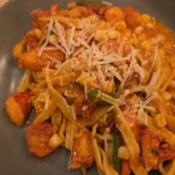 Rennick Meat Market - Lobster pasta was on point.