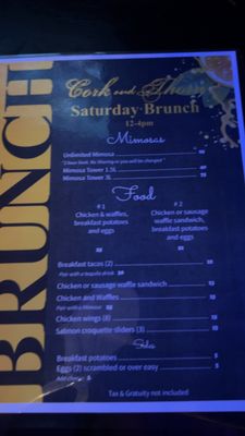 Menu photo 2 Cork and Thorn Las Vegas, NV