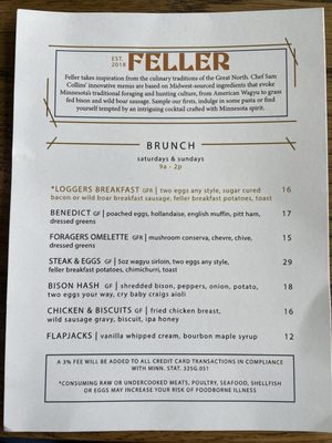 Menu photo 1 Feller Stillwater, MN