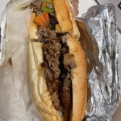 Bravissimo Pizza & Pasta - Cheesesteak with peppers and onions
