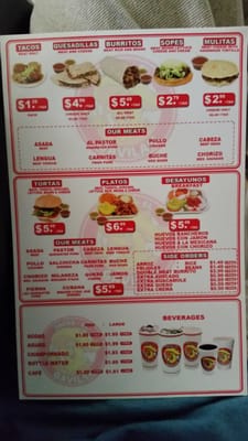 Menu photo 1 Tacos Gavilan Rialto, CA Menu photo 1 Tacos Gavilan Rialto, CA