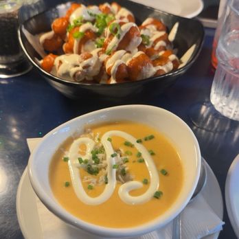 LURE - Bisque and cauliflower appetizers - Seafood Near Me - Sister Bay, Wisconsin LURE - Bisque and cauliflower appetizers - Seafood Near Me - Sister Bay, Wisconsin
