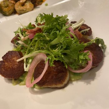 The Wharf Restaurant - SEARED GEORGE'S BANK SEA SCALLOPS - New American Near Me - Madison, Connecticut
