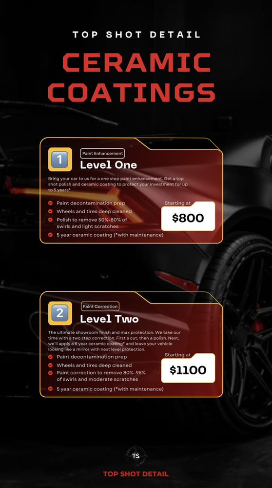 TOP SHOT DETAIL 14 Photos Grand Rapids, Michigan Auto Detailing