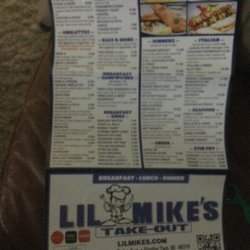 Lil Mike's Take Out - Menu