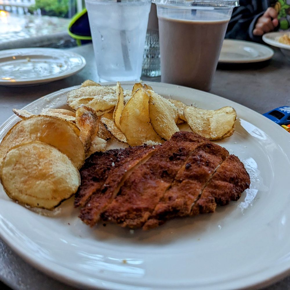 Gregorio's Restaurant - Breaded chicken tenders and in-house potato chips - Italian Near Me - Carlsbad, California Gregorio's Restaurant - Breaded chicken tenders and in-house potato chips - Italian Near Me - Carlsbad, California