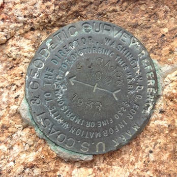 El Cajon Mountain Hiking Trail - US Geodetic Survey marker. These are hidden in the rocks at the top. - Hiking Near Me - El Cajon, California El Cajon Mountain Hiking Trail - US Geodetic Survey marker. These are hidden in the rocks at the top. - Hiking Near Me - El Cajon, California