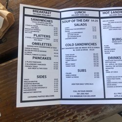 Fitzy’s Deli - Menu