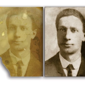 Ami Koenig Design, Inc - Photo restoration for a 100-year-old family photo. - Graphic Design Near Me - Skokie, Illinois Ami Koenig Design, Inc - Photo restoration for a 100-year-old family photo. - Graphic Design Near Me - Skokie, Illinois