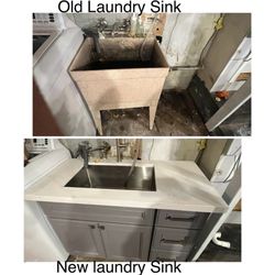 Rudy’s General Handyman - New sink
New plumbing