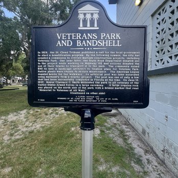 Veterans Park and Bandshell - Landmarks & Historical Buildings Near Me - St. Cloud, Florida Veterans Park and Bandshell - Landmarks & Historical Buildings Near Me - St. Cloud, Florida