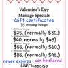 North West Massage gift card