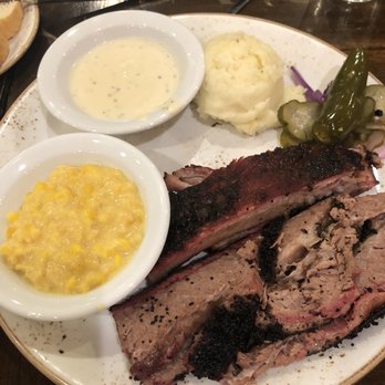 Killen's Barbecue - 2 Meat Plate with Creamed Corn and Mashed Potatoes - Barbeque Near Me - Pearland, Texas Killen's Barbecue - 2 Meat Plate with Creamed Corn and Mashed Potatoes - Barbeque Near Me - Pearland, Texas