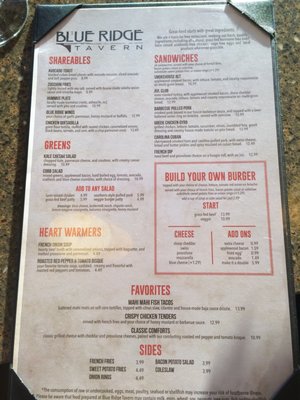 Menu photo 8 Blue Ridge Tavern Fletcher, NC Menu photo 8 Blue Ridge Tavern Fletcher, NC