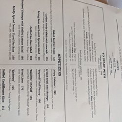Lokanta Feriye - Menu