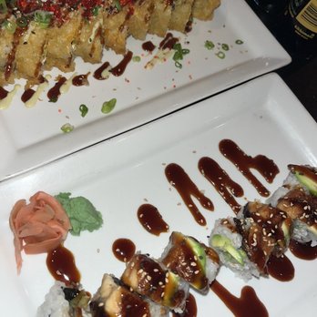 KuniSama - FSU Roll (Top) & Dragon Roll (Bottom) - Sushi Bars Near Me - Fresno, California