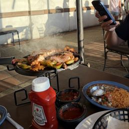 This is outside seating. This is outside seating.
