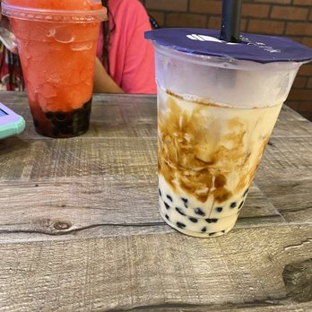 NI HAO TEA - Fresh Brown Sugar Milk - Brown Sugar Boba Included Made fresh with lactose-free whole milk and brown sugar boba - Coffee & Tea Near Me - Tucson, Arizona