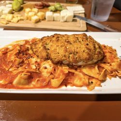 The Cellar Restaurant and Prohibition Bar - Parm crusted chicken